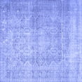 thumbnail image 1 of Ahgly Company Indoor Square Persian Blue Traditional Area Rugs, 6' Square, 1 of 4