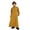 Gold, variant on FAOWME Arabic Thobe Long Sleeve Kaftan Crew Robe Teen Boys Long Sleeve Embroidered Robe Set Arab Children Robe Beige 13-14 Years