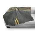 thumbnail image 3 of Landscape Soft Flannel Fleece Blanket, Pacific Coast Highway on the Road Trip to Endless Desert Western Photograph Wilderness, Cozy Plush for Indoor and Outdoor Use, 60" x 80", Grey, by Ambesonne, 3 of 6
