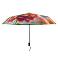 thumbnail image 2 of Butterfly on Lantana Flower Compact Sun Umbrella Windproof Travel Umbrellas for Rain Strong Portable UV Protection, 2 of 8