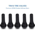 thumbnail image 1 of CKAuto Premium EPDM TR413 Rubber Snap-in Tire Valve Stem (5pcs/Bag), 1 of 4