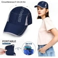 thumbnail image 3 of TAGVO 2 Packs Unisex Quick Dry Baseball Cap Hat, Fashion Breathable Sports hat Baseball Cap, Lightweight Foldable Washable Outdoor Sport Sun Protection Hat, for Men and Women Running Climbing Hiking, 3 of 7