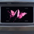 thumbnail image 7 of Pink Splatter Butterflies Front License Plate, Metal License Plate, Funny Standard Plates Personalized Novelty Decorative For Men/Women/Boys/Girls Car 6×12 Inch, 7 of 7
