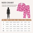 thumbnail image 4 of Balery Poodle Dog Conjunto de Pijama con Estampado para Mujer, Conjunto de Dos Piezas con Manga Larga, Ropa de Dormir Suave con Bolsillos, Pijamas Cómodos-Small, 4 of 7