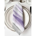 thumbnail image 2 of Cloth Napkins Set of 2 - 20x20 Inches, Purple Gray White Washable Reusable Table Napkins, Retro Country Abstract Mottled Texture Soft & Absortbent Dining Napkin for Party Wedding Hotel Restaurant, 2 of 8