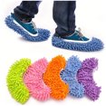 thumbnail image 5 of 1-5 pares de zapatillas de microfibra lavables y reutilizables, funda para zapatos repelente al polvo y fácil de limpiar para baño y dormitorio, 5 of 5