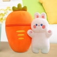 thumbnail image 1 of Juguete de peluche de zanahoria, almohada de peluche con cremallera, escondite de zanahoria, novedad para el Día de San Valentín, regalo para adultos, Conejo de 40 cm., 1 of 8