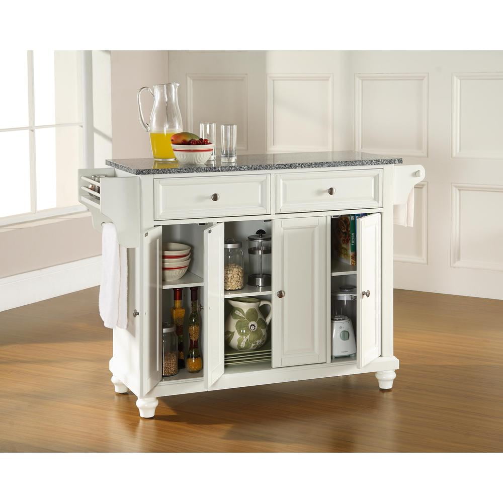 Crosley Furniture Cambridge Granite Top Full Size Kitchen Island/Cart