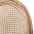 thumbnail image 6 of Baxton Studio Adelia French Vintage Cottage Weathered Oak Finish Wood and Beige Fabric Upholstered Dining Side Chair, 6 of 8
