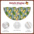 thumbnail image 3 of Gaeub Corn On The Leaves Print Christmas Tree Skirt,Christmas Decorations,Round Xmas Skirt for Christmas Indoor Decorations Xmas Winter Holiday Party Supplies-36", 3 of 6