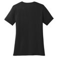 thumbnail image 2 of Oversized Tennis Player Serving Up Aces Graphic Design Ladies Big Size Port & Company Core Cotton V neck T-Shirt - Jet Black 4XL, 2 of 2