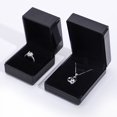 thumbnail image 1 of 1 unidad de caja de joyería de anillo con luz LED de cuero de boda de compromiso de lujo, venta al por mayor, collar, colgante, joyería, cajas de embalaje de regalo 2023, 1 of 5