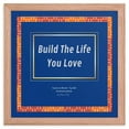 thumbnail image 6 of Inspire and Bloom! INB: Build The Life You Love! Framed Wall Art - Blue, Inspirational Wall Art, Vibrant Decor for Home and Work Spaces, 6 of 7