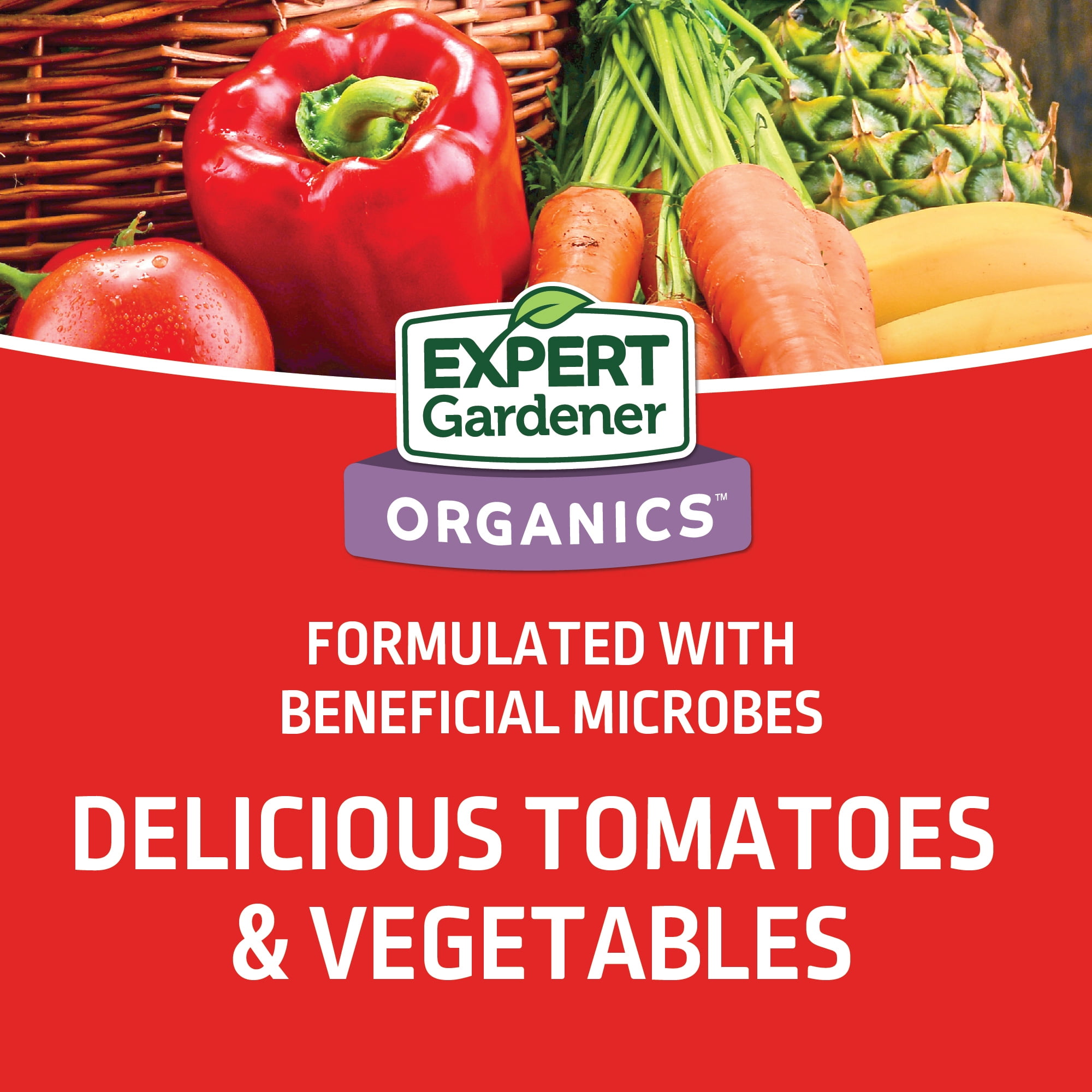 Expert Gardener Organics Vegetable & Tomato Food, 8 lb Fertilizer