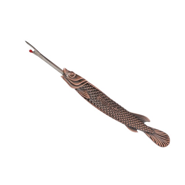 1 Pce Coupe-Croûte pour Points, Retire-Fil Vintage Rétro pour Couture avec Protège-Points Rouges pour Travaux d'Aiguille, Couture, Produits en Cuir