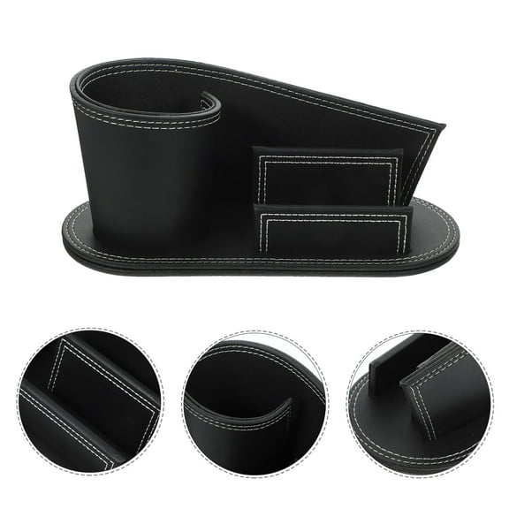 LULULION Desk Organizer for Men Lint Fabric Elegant Design for Office Use 1Pack