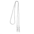 thumbnail image 2 of Jumpingount Correa de cuerda para gafas, decoración elegante y duradera, varios estilos, accesorios para gafas, collar de gafas de sol, joyería Cadenas y cordones para anteojos blanco, 2 of 6