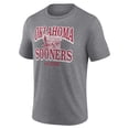 thumbnail image 2 of Men's Heather Gray Oklahoma Sooners Vintage Stack Tri-Blend T-Shirt, 2 of 3