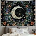 thumbnail image 2 of AWERP Moon Tapestry Plant Tapestry Boho Tapestry for Bedroom Butterfly Wall Tapestry Tapestries Aesthetic Tapestry for Bedroom Flower Dorm Decor  Painting, 2 of 6