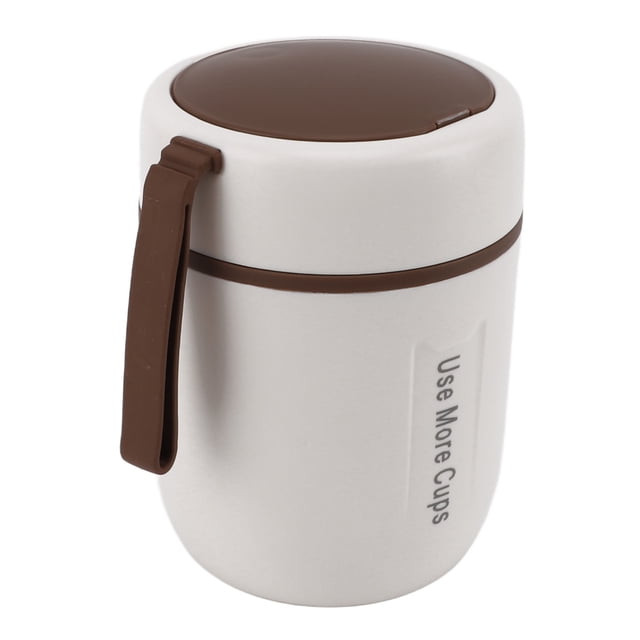 Pot Alimentaire Isolé 500ml en Acier Inoxydable, Récipient à Soupe sous Vide Étanche, Tasse Isolée pour École, Camping, Voyage