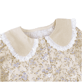 thumbnail image 3 of LYMAYTER 2-7Y Toddler Girls Floral Print Dress Kids Lace Collar Long Sleeve Soft Casual Daily Outfit, 3 of 7