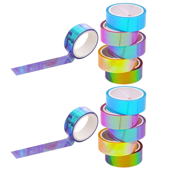 12 Rolls Colorful Crafting Pocket Tape for Scrapbooking, Projects, Portable and Easy to Use