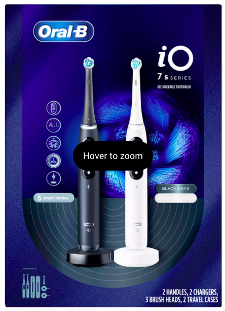 Oral-B IO Series 7s Electric Toothbrush Twin Pack - Walmart.com ...