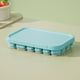 thumbnail image 3 of Bandeja de silicona para cubitos de hielo con caja de 22 celdas y tapa | Molde para paletas a prueba de fugas, sin olor, grado alimenticio | Contenedor duradero y reutilizable para congelador, 3 of 3
