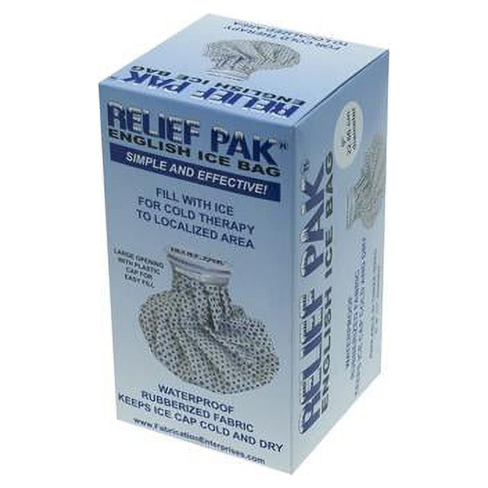 Relief Pak\xc2\xae English ice cap reusable ice bag - 6" diameter - Case of 12