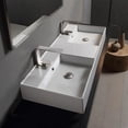 thumbnail image 2 of Nameeks Scarabeo 5143-Two Hole Teorema 2.0 47-13/16" Rectangular Ceramic Wall Mount / Drop, 2 of 3