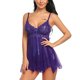 thumbnail image 2 of Gibobby Lenceria mujer sexy Conjunto de lencería de Encaje para Mujer con Cinturones de Liguero, Sujetador y Bragas, sostén y Tanga(Morado, G), 2 of 4