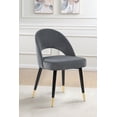 thumbnail image 2 of Lindsey Upholstered Dining Side Chair Grey (Set of 2), 2 of 15