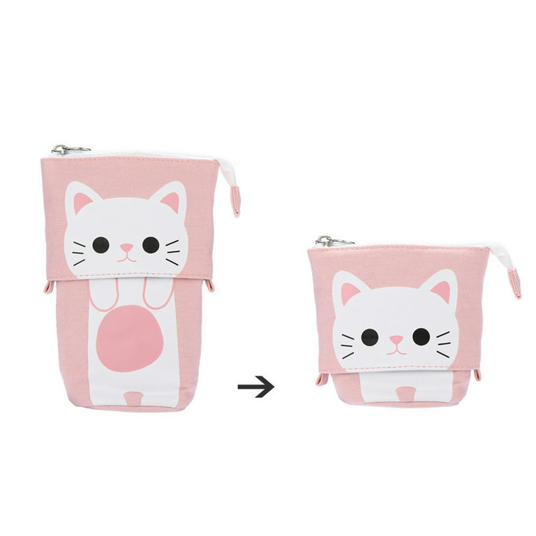 Generic Cute Cat Pocket School Cosmetic Make Up Pencil Pen Organizer Bag  Case Pouch @ Best Price Online
