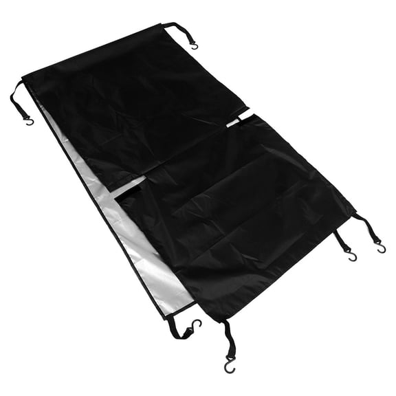 Pawsdot Moped Cover Black Oxford Material Versatile Design for Motorcycle