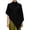 Black, variant on uvwlwu Women Knit Cowl Neck Asymmetric Poncho Sweater Lightweight Knitted Shawl Wrap,S