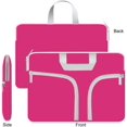 thumbnail image 2 of MELLCO For MacBook 12" 11.6" Laptop Sleeve Case Carry Bag Universal Laptop Bag For MacBook Samsung Chromebook HP Acer Lenovo,Pink, 2 of 9