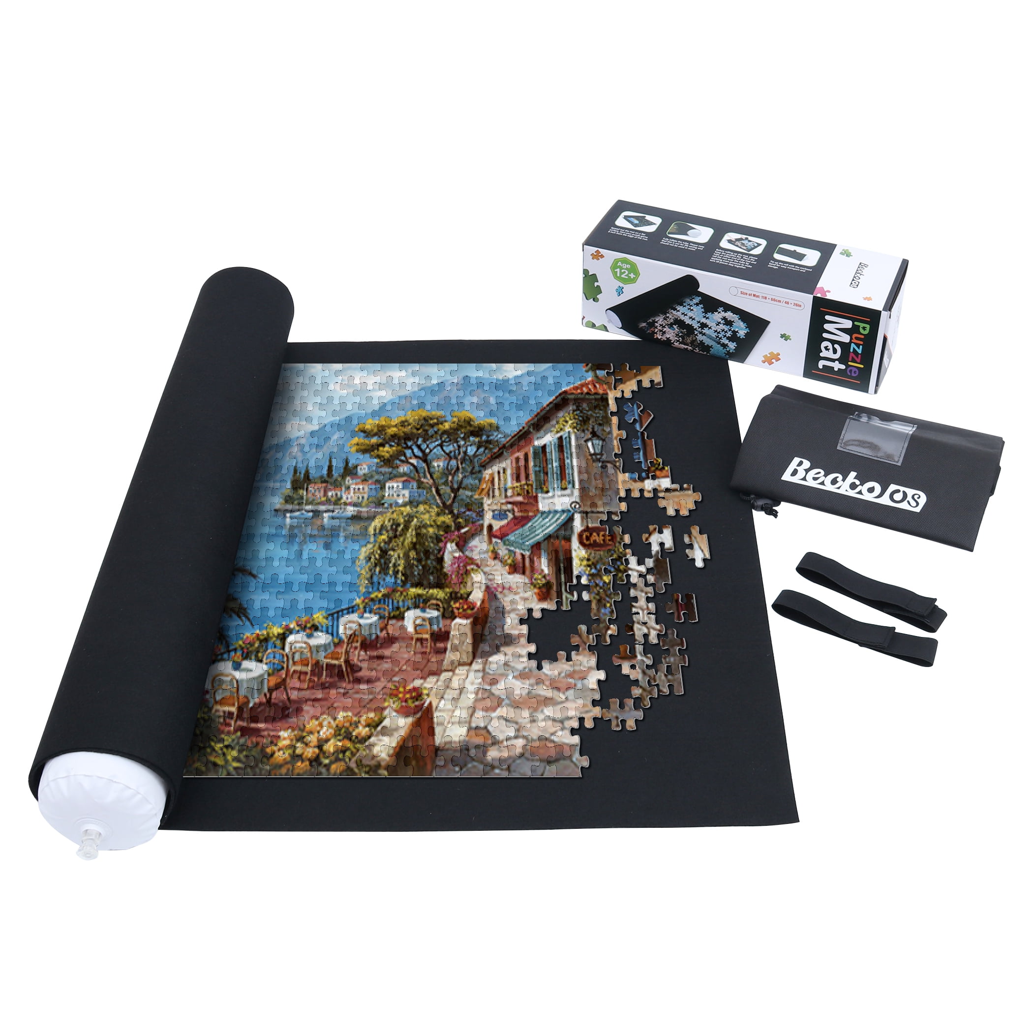 Puzzles Mat Jigsaw Roll Felt Mat Blanket For Up to 1000PC Puzzle AccessoriesRIB 