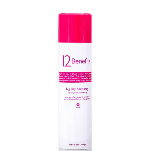 12 Benefits Big Day Hairspray - 8 oz 12 Benefits Big Day Hairspray - 8 oz