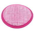 thumbnail image 1 of opvise Women Sinamay Cocktail Hat Fascinator Round Base Millinery DIY Craft Accessory, 1 of 8
