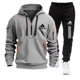 thumbnail image 3 of Chándal para hombre, cárdigan con cremallera, sudaderas con capucha, sudaderas para hombre 2024, sudaderas de moda, pantalones deportivos cómodos y ropa deportiva, 3 of 5