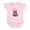 Petal Pink, variant on CafePress - Raccoon Blowing Kisses Cute Animal Love Body Suit - Baby Light Bodysuit, Size Newborn - 24 Months