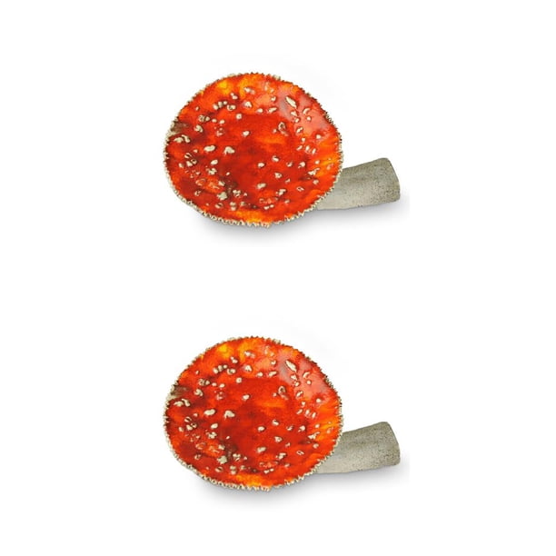 Ounissouiy Estante colgante de montaje en pared, soporte de almacenamiento, colgantes para manualidades en forma de hongo, llaves, suministros de estante Largo 2piezas Ounissouiy CBP195338