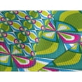 thumbnail image 4 of Ambesonne Abstract Quilted Bedspread Set 3 Pcs, Floral Curvy Checked, Queen Size, Multicolor, 4 of 5