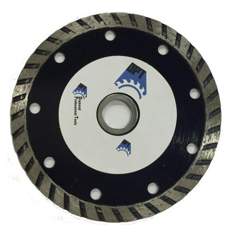 DPT 4 Inch Diamond Saw Blade Wet/ Dry Turbo for Cutting Tile, Ceramic, Concret, Bricks, Stone, and Masonry Materials, Super Plus