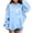 Blue, variant on Shadoumai Toddler Girl Hoodies Printed Pattern Long Sleeve Hoodie Pullover Tops with Pocket Cute Warmth Kids Clothes Girls' Fashion Hoodies & Sweatshirts