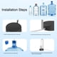 thumbnail image 4 of Dispensador de Agua de Escrtorio, Bomba de Botella de Agua Eléctrica Portátil, Bomba de Jarra para El Hogar, Oficina, Camping, Viajes, 4 of 7