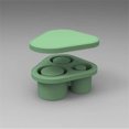 thumbnail image 2 of Popular! Upgraded Silicone Ice Tray And Mold Large Size Cylindrical Coffee Ice Tray For Refrigerator With Lid And Glass Accessories, 2 of 5
