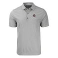 thumbnail image 2 of Men's Cutter & Buck  Heather Gray Ohio State Buckeyes Forge Eco Heathered Stripe Stretch Recycled Polo, 2 of 3