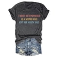 thumbnail image 3 of Women Tops Letter Print Crew Neck Fashion 2026 T Shirts Summer Basic Short Sleeve Tees, 3 of 3