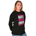 thumbnail image 4 of Best Mom Ever Cute Mothers Day Mommy Women Plus Size Long Sleeve Graphic Tee Brisco Brands 2X, 4 of 5